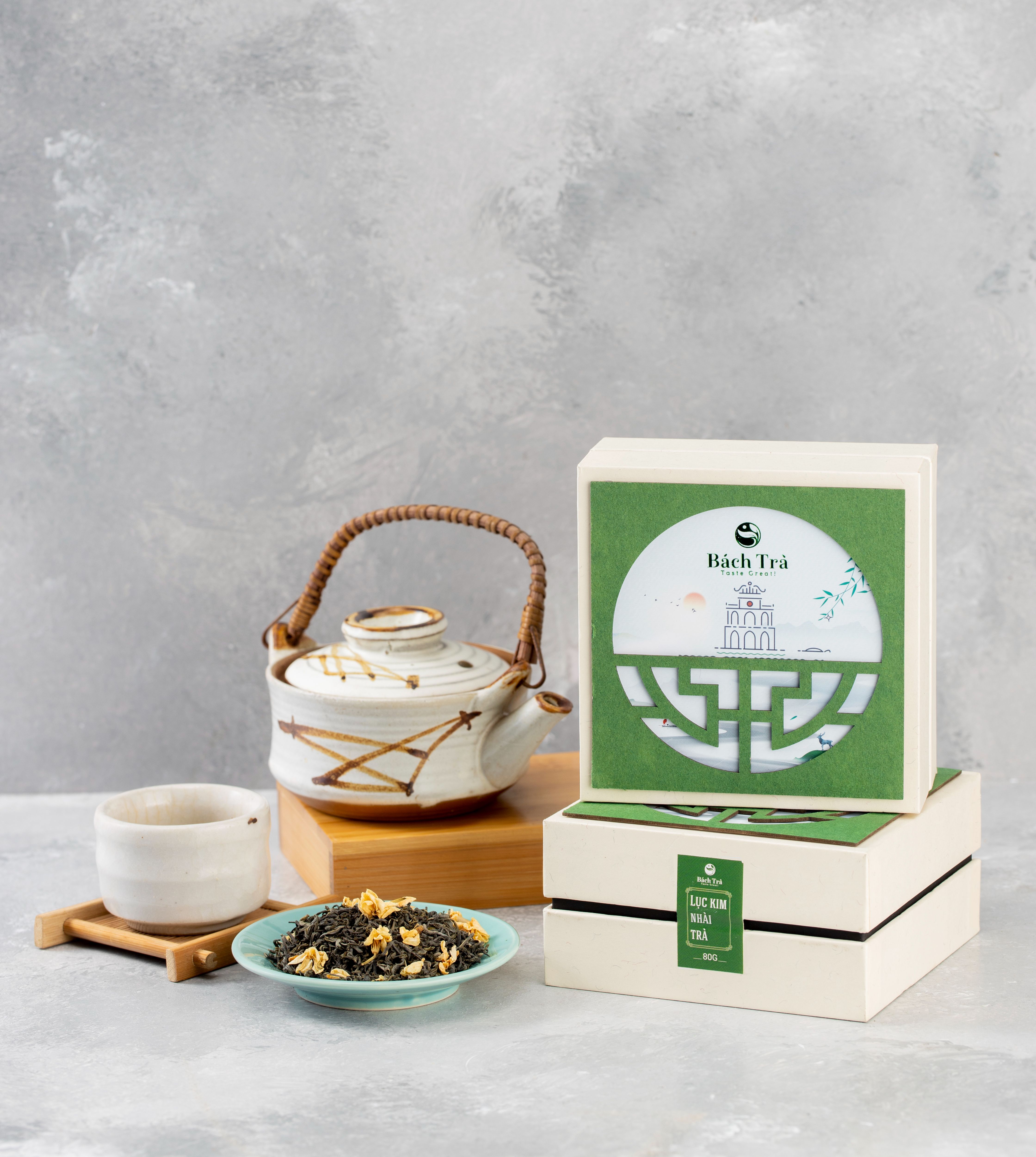 Lục Kim Nhài Trà - Bách Trà (80g)