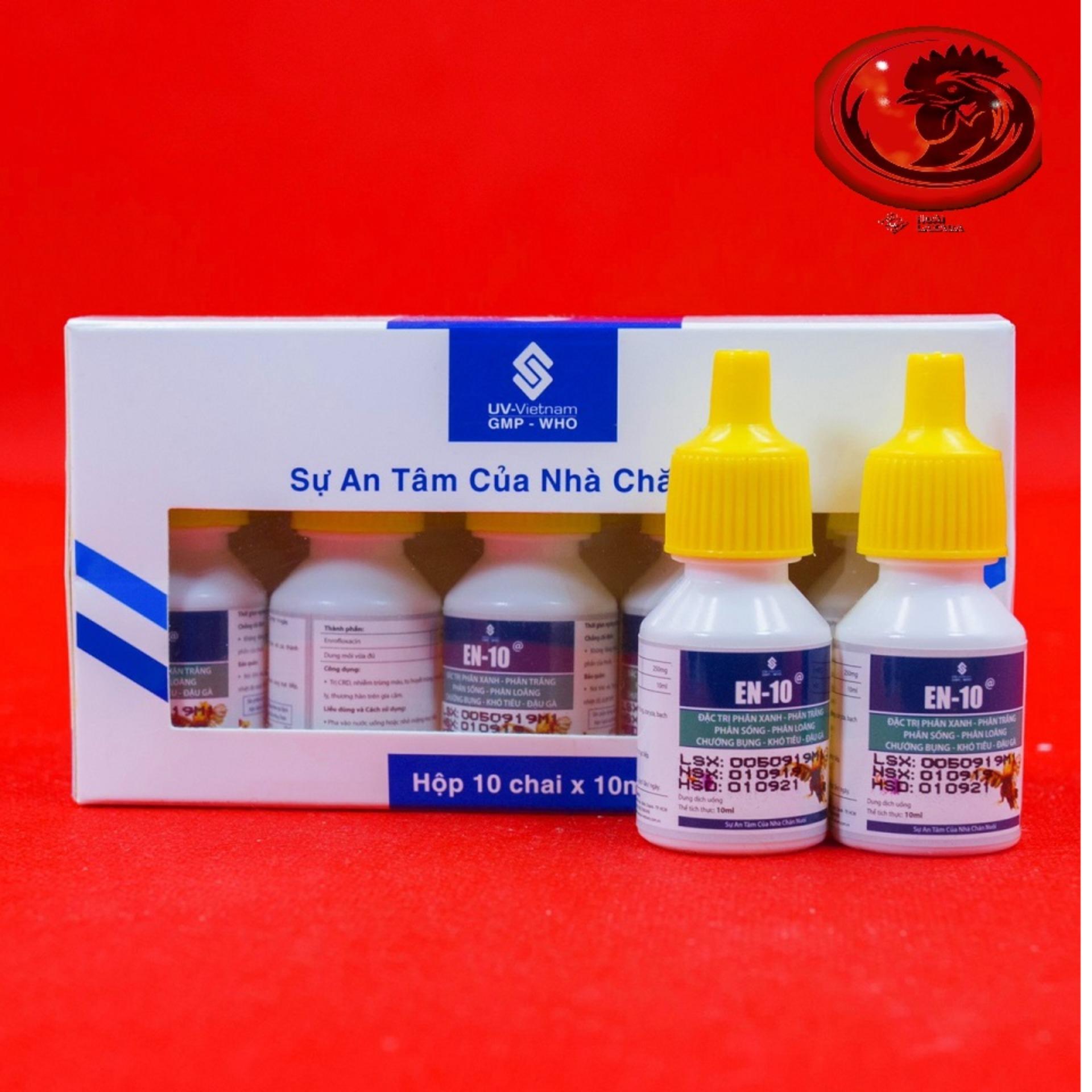 EN - 10 cho gà đá 1 HỘP 10 LỌ