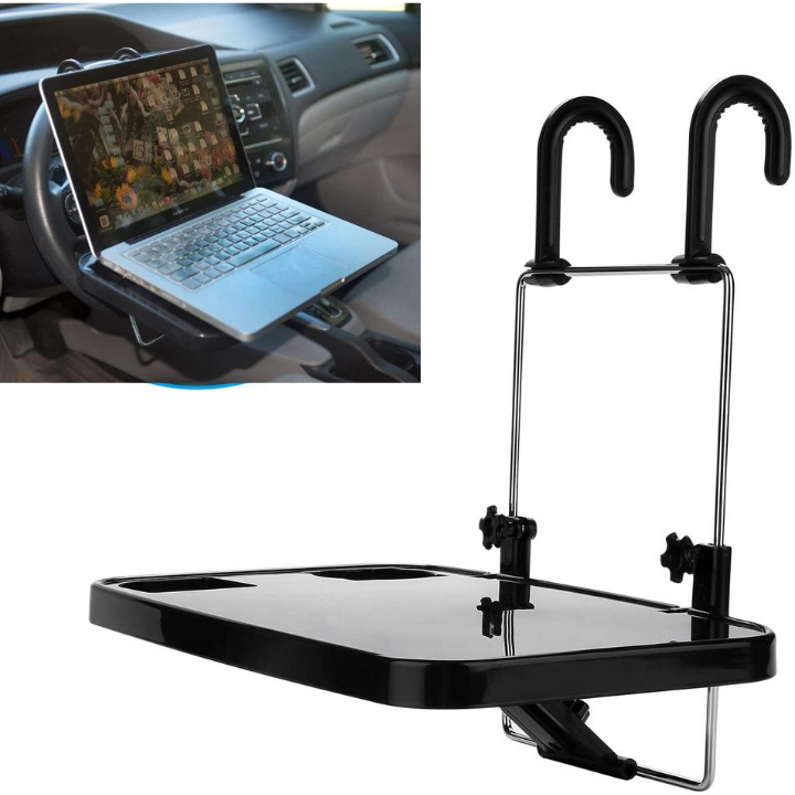 Giá Đỡ Gấp Gọn Gài Vô Lăng , Treo Sau Ghế Ô Tô, Xe Hơi Dùng Làm Bàn Ăn, Bàn Làm Việc, Bàn Để Laptop , Khay Đựng Đồ Thông Minh