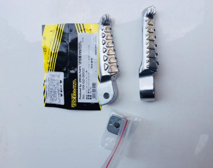 Gác chân sau bật bi inox gắn các dòng xe máy honda yamaha
