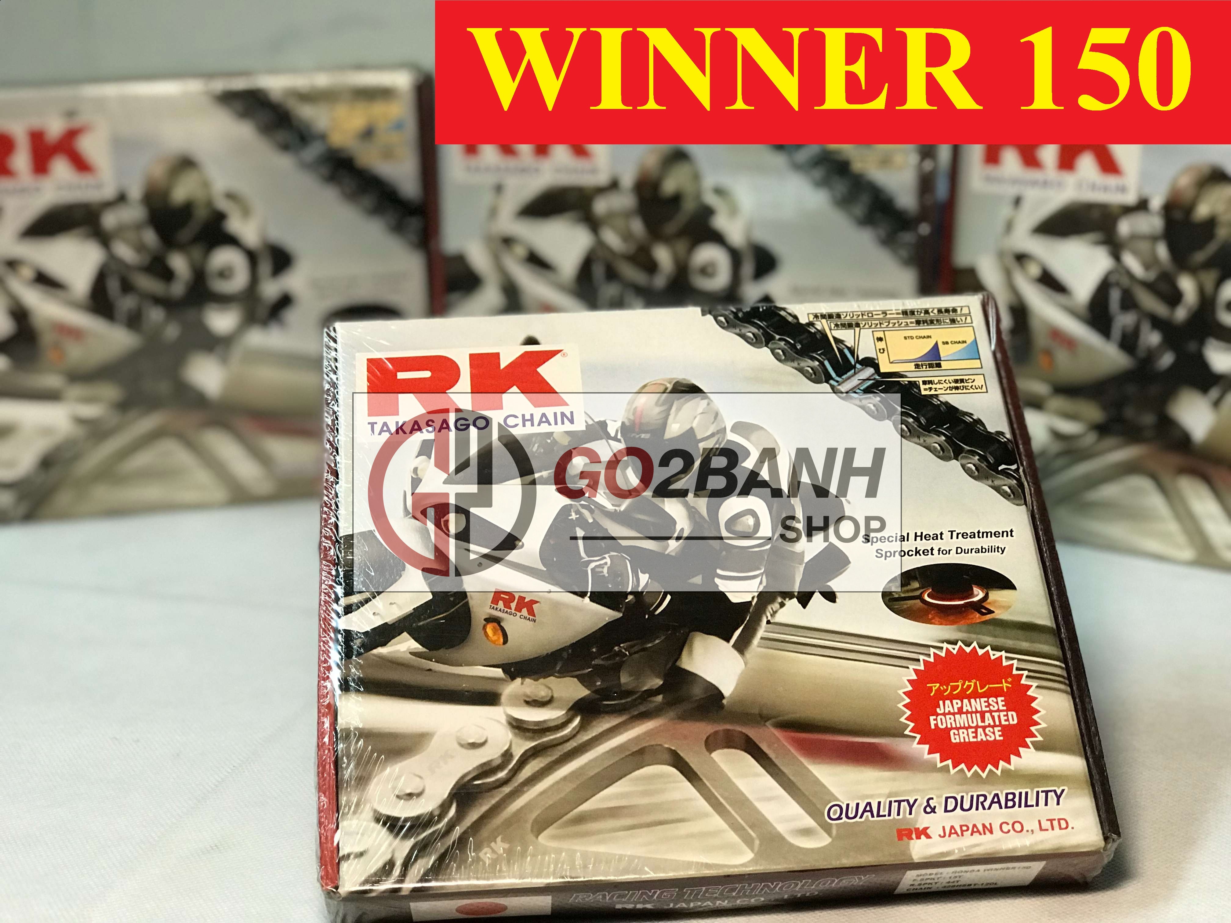 Nhông sên dĩa RK Winner 150 chính hãng