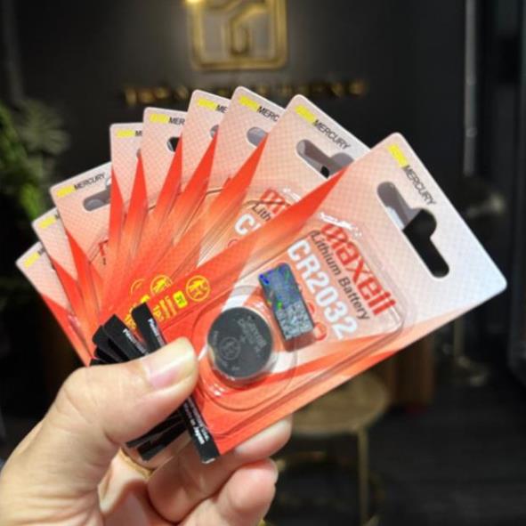 Pin CR2032 chính hãng Maxell bản cao cấp (Dùng cho AirTag,Remote Ô tô, Xe máy, Máy đo đường huyết, đo nhiệt độ)
