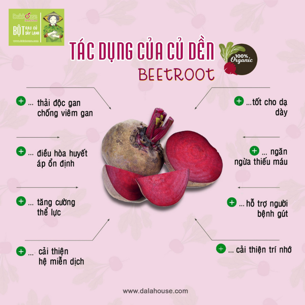[HCM]Bột Củ Dền Nguyên Chất Tiện Lợi - 60gr