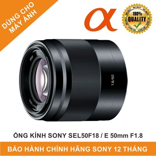 Ống kính Sony SEL 50mm F:1.8