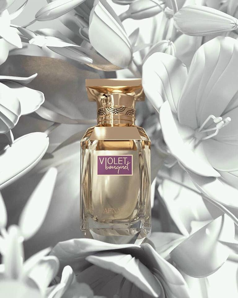 Nước hoa Nữ ( Unisex ) Afnan Violet Bouquet (mùi Baccarat 540 MFK)