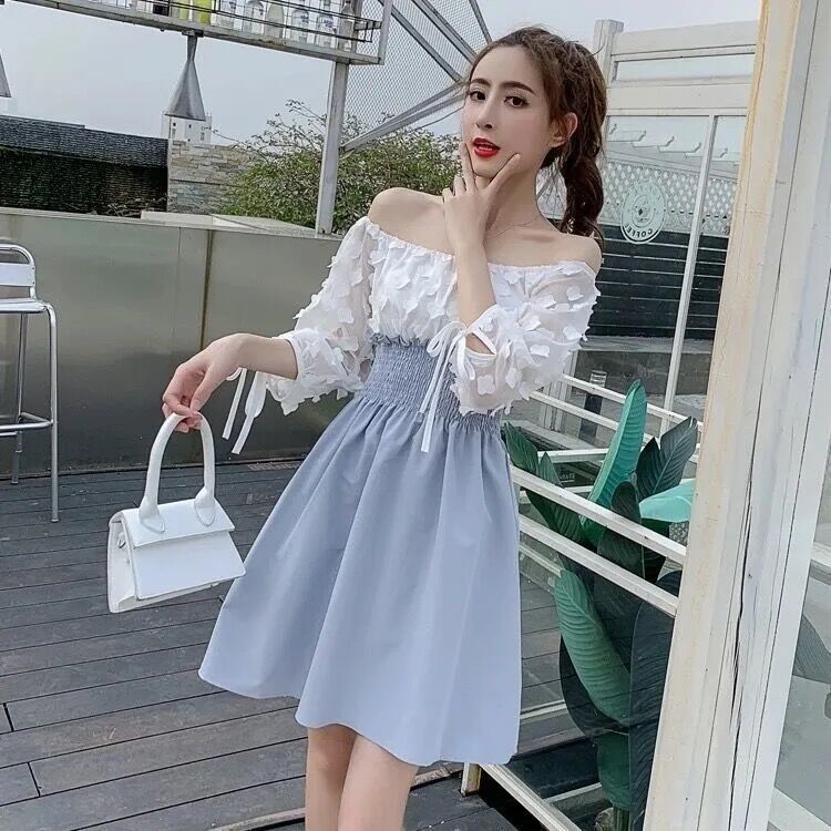 đầm trễ vai hàng  Quảng Châu