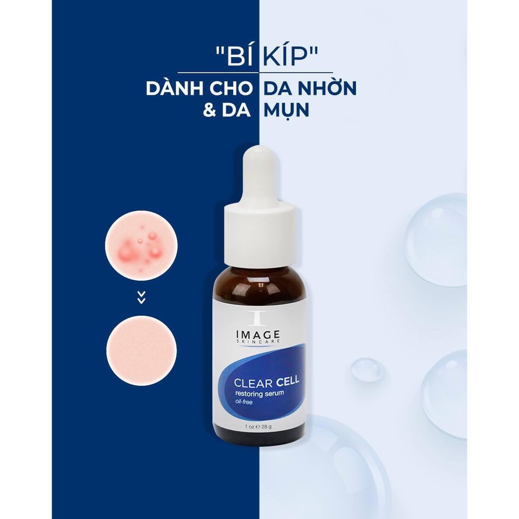 [HCM]Serum Kiềm Nhờn Kháng Khuẩn Image Skincare Clear Cell Restoring Serum Oil-Free