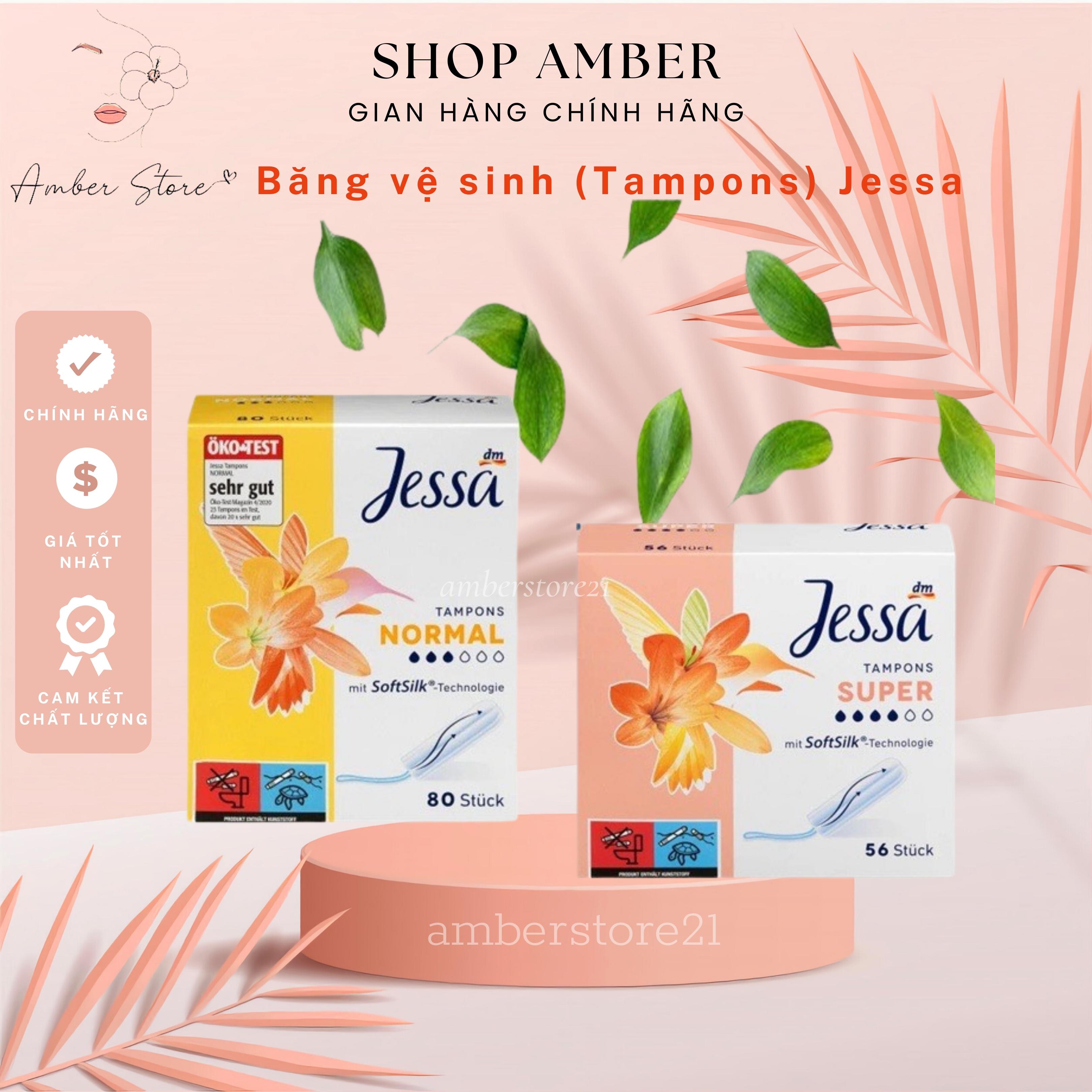 [HÀNG NỘI ĐỊA ĐỨC] - Băng vệ sinh dạng nút (Tampons) Jessa