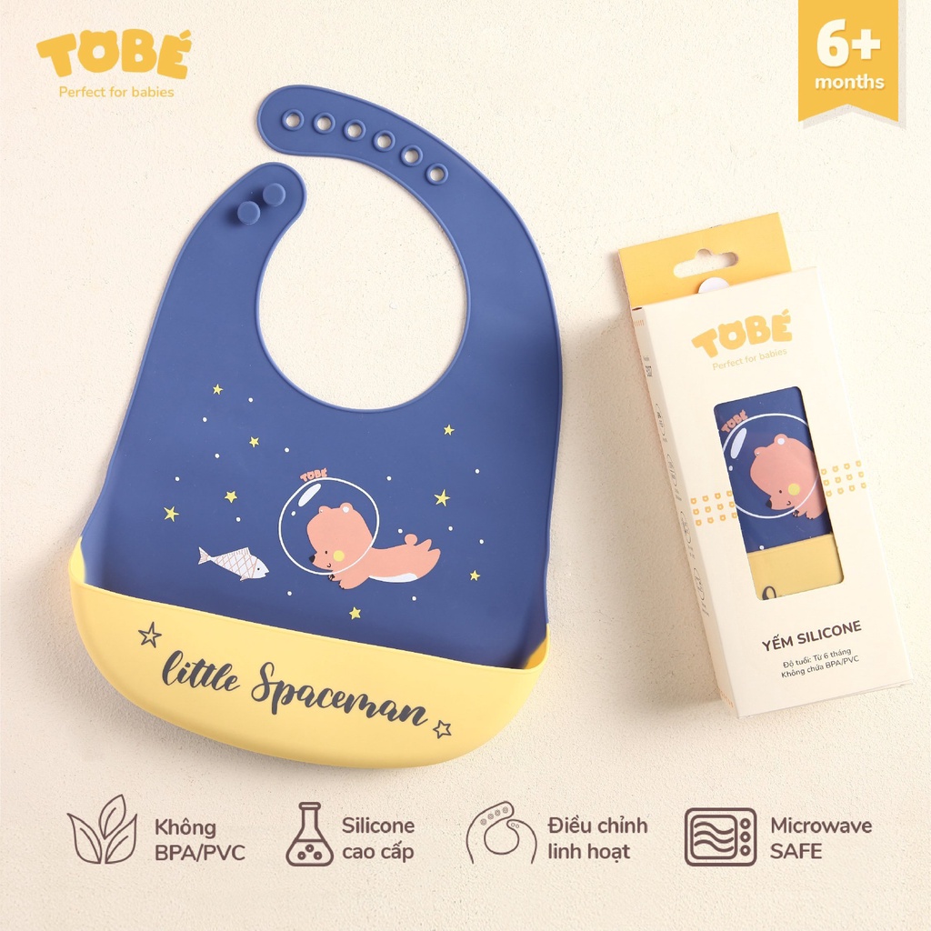 TOBÉ - Yếm ăn dặm cho bé ECO SILICONE