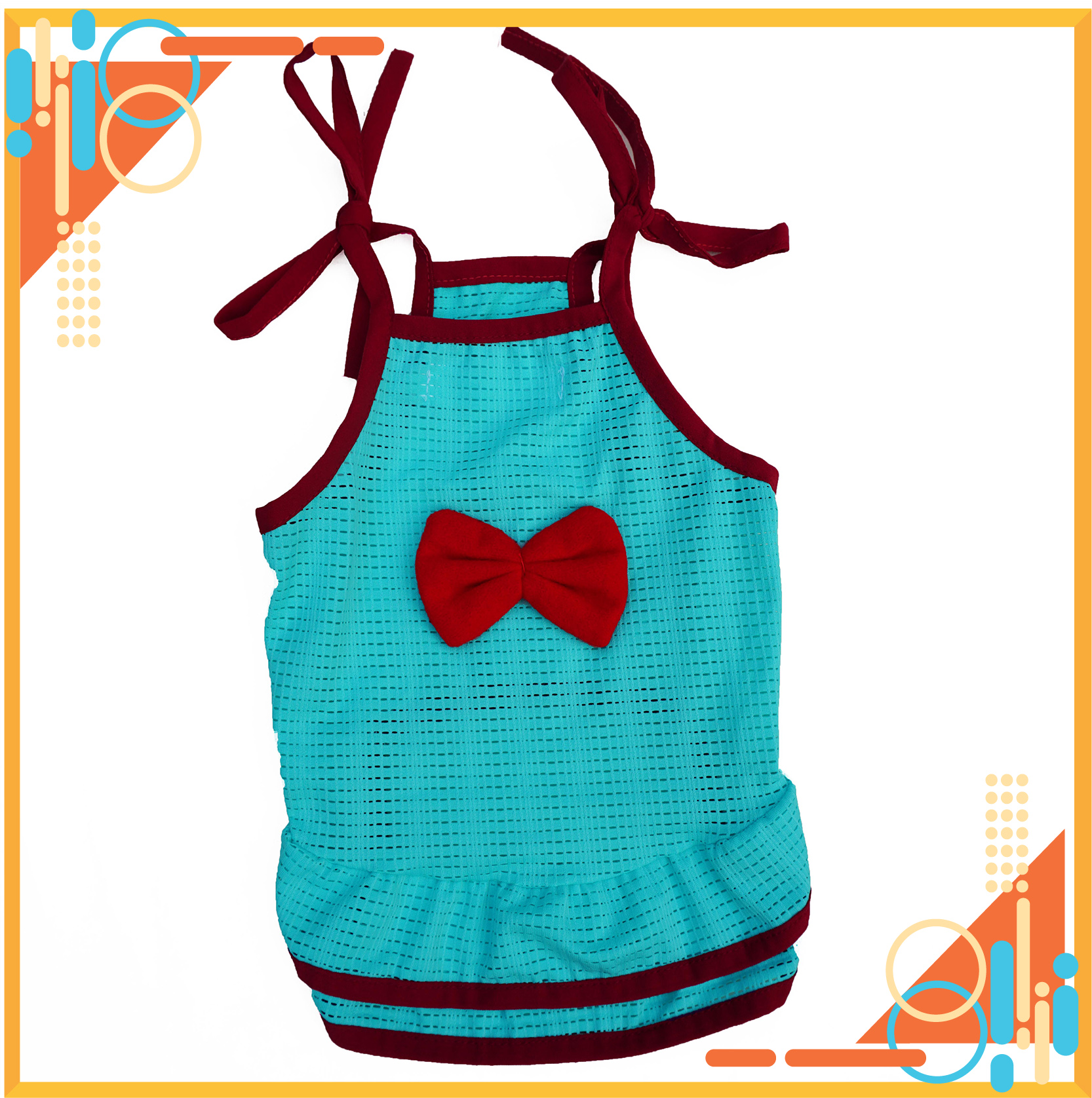 Áo cho Thú cưng, Áo váy có nơ PD022