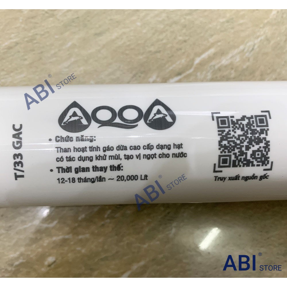 Lõi Lọc Gac T33 Số 5, Lõi Ổn Định Ph Loại Bỏ Màu, Mùi