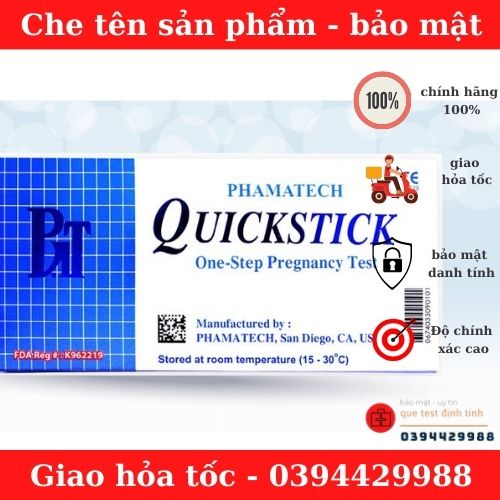 Que thử thai Quickstick tại nhà