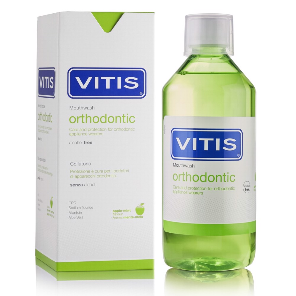 Nước súc miệng Vitis Orthodontic cho răng niềng 500ml