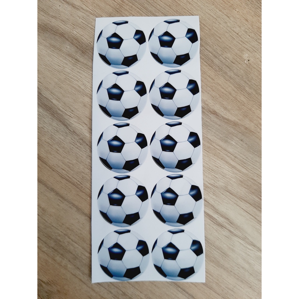 Set 10 sticker, miếng dán mặt