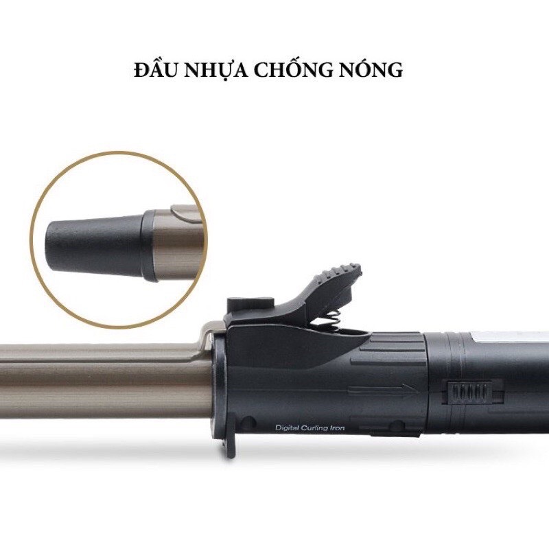 Máy Uốn Tóc Xoay Trục 360 Độ