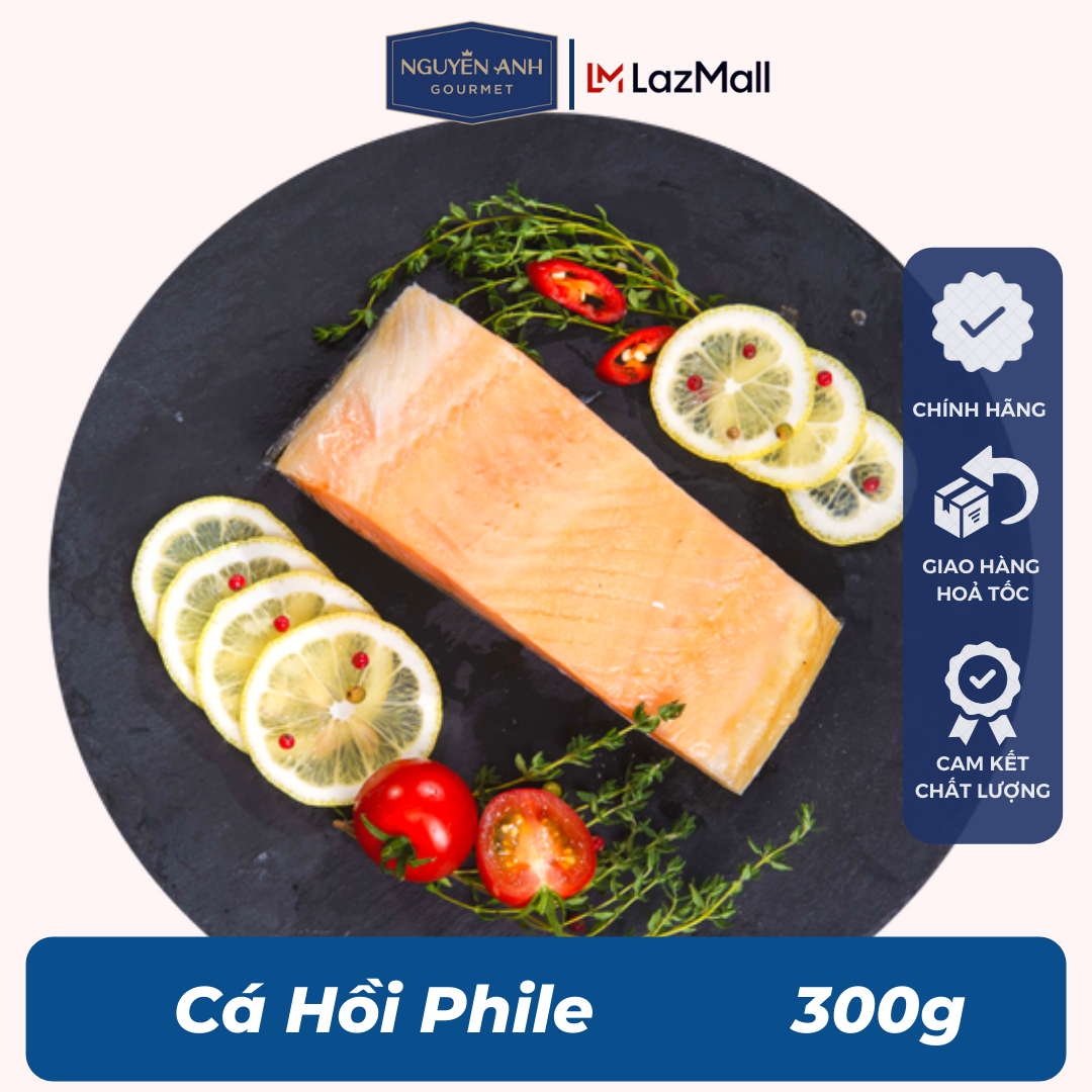Cá hồi phi lê Nguyên Anh nhập khẩu cao cấp thích hợp với các món sashimi