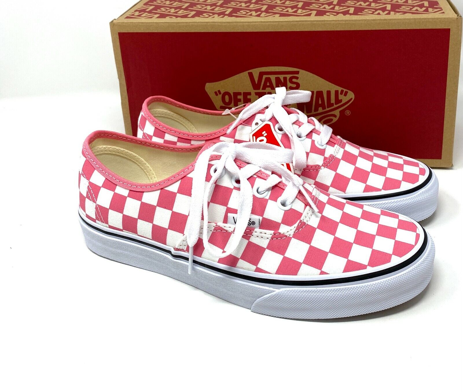 Chính Hãng Giày Vans Authentic Checker Pink / Valentines