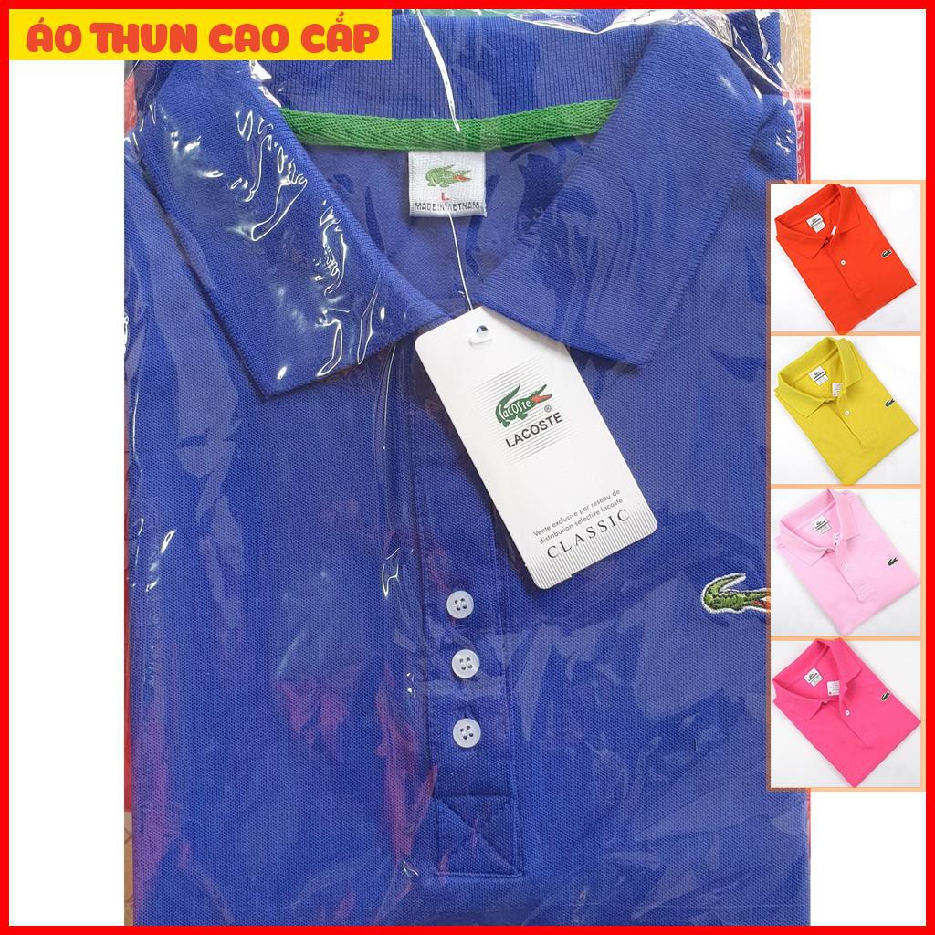 [HCM]Áo thun cá sấu Nữ Cao Cấp Cotton co giãn 4 chiều