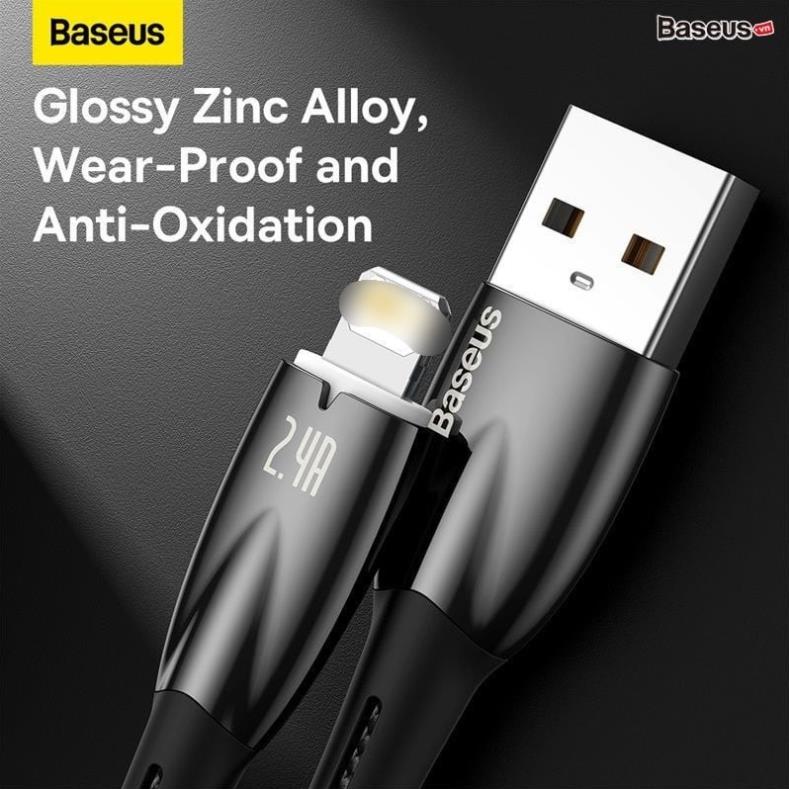 Cáp Sạc Nhanh Baseus Glimmer Series Fast Charging Data Cable USB to Lightning 2.4A