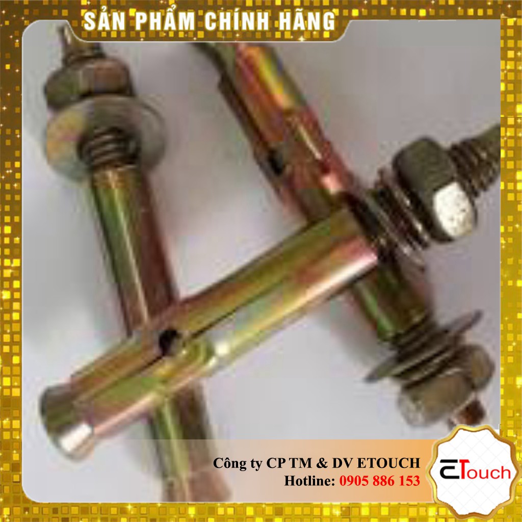 Nở sắt, bu lông nở, tắc kê sắt ( 1 Bịch 10 cái )