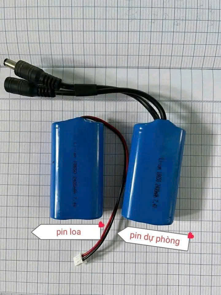 Pin sạc dự phòng cho loa bẫy