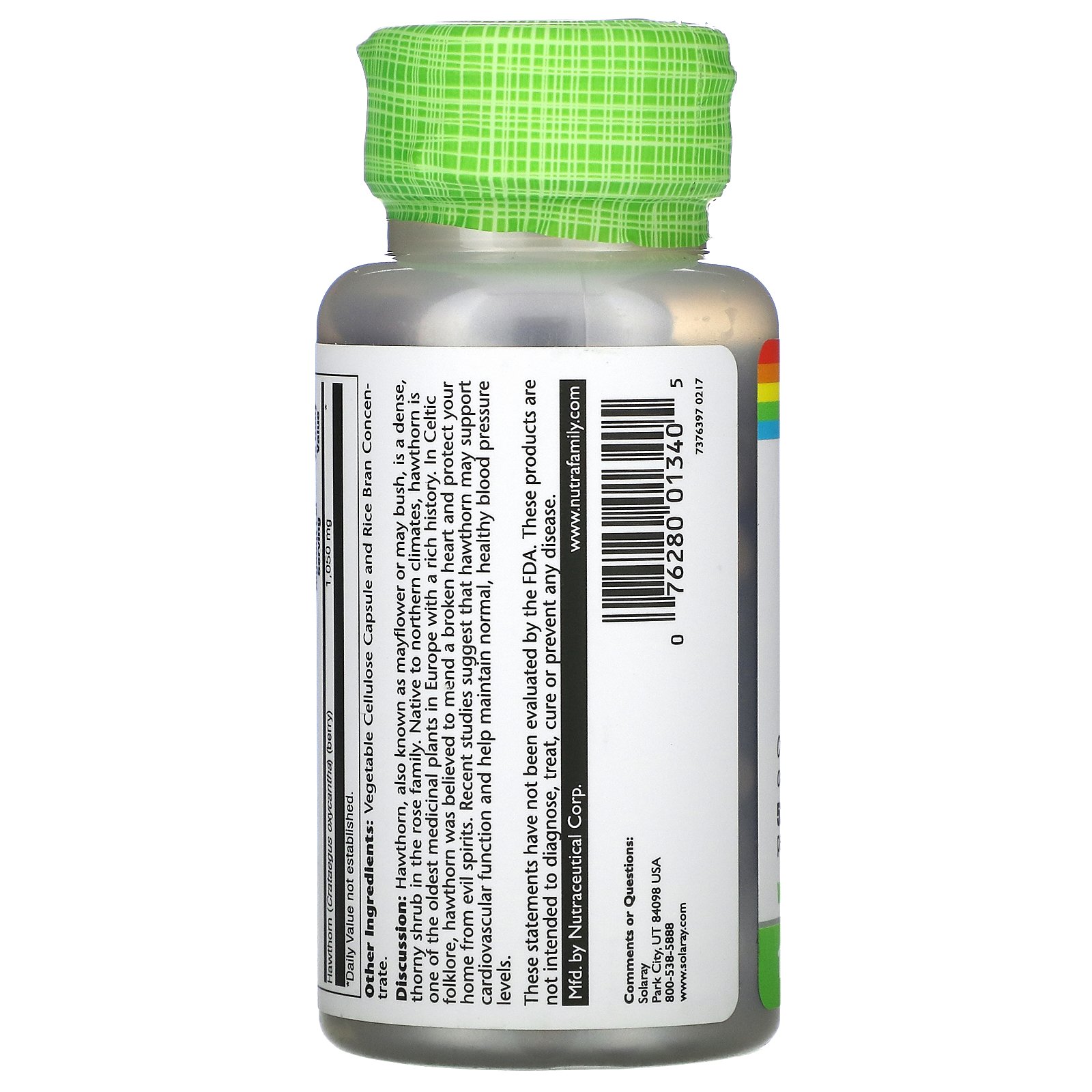 [Sale] Hawthorn, 525 mg, 100 VegCaps