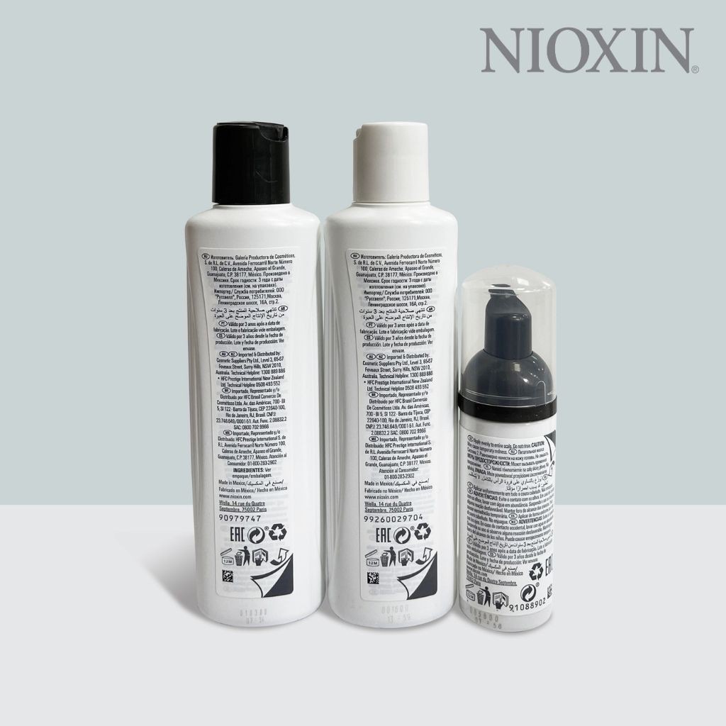 Bộ dầu gội Nioxin TrialKit chống rụng tóc System 2 150ml 2019 ( Natural Hair)