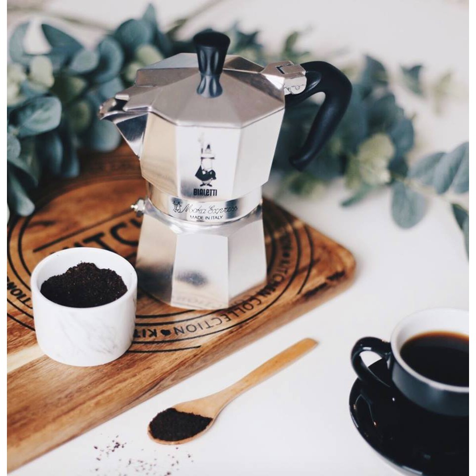 [HCM]Ấm pha cà phê Bialetti Moka Express 6 Cups - Made in Italy