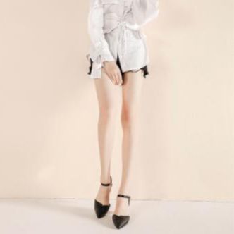 Giày 3 phân mũi nhọn ( 1 KIỂU) màu đen SRLCP1