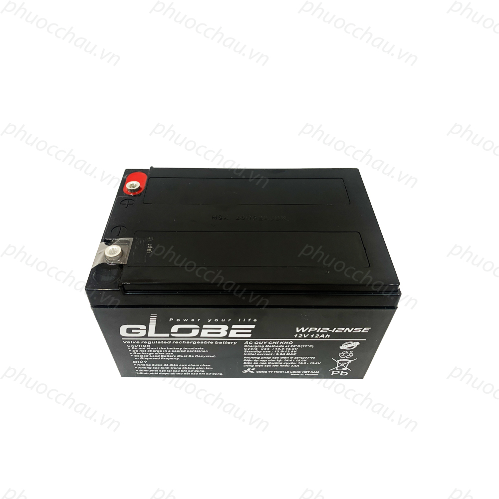 Ắc Quy Lưu Điện GLOBE WP12-12 (12V-12AH)