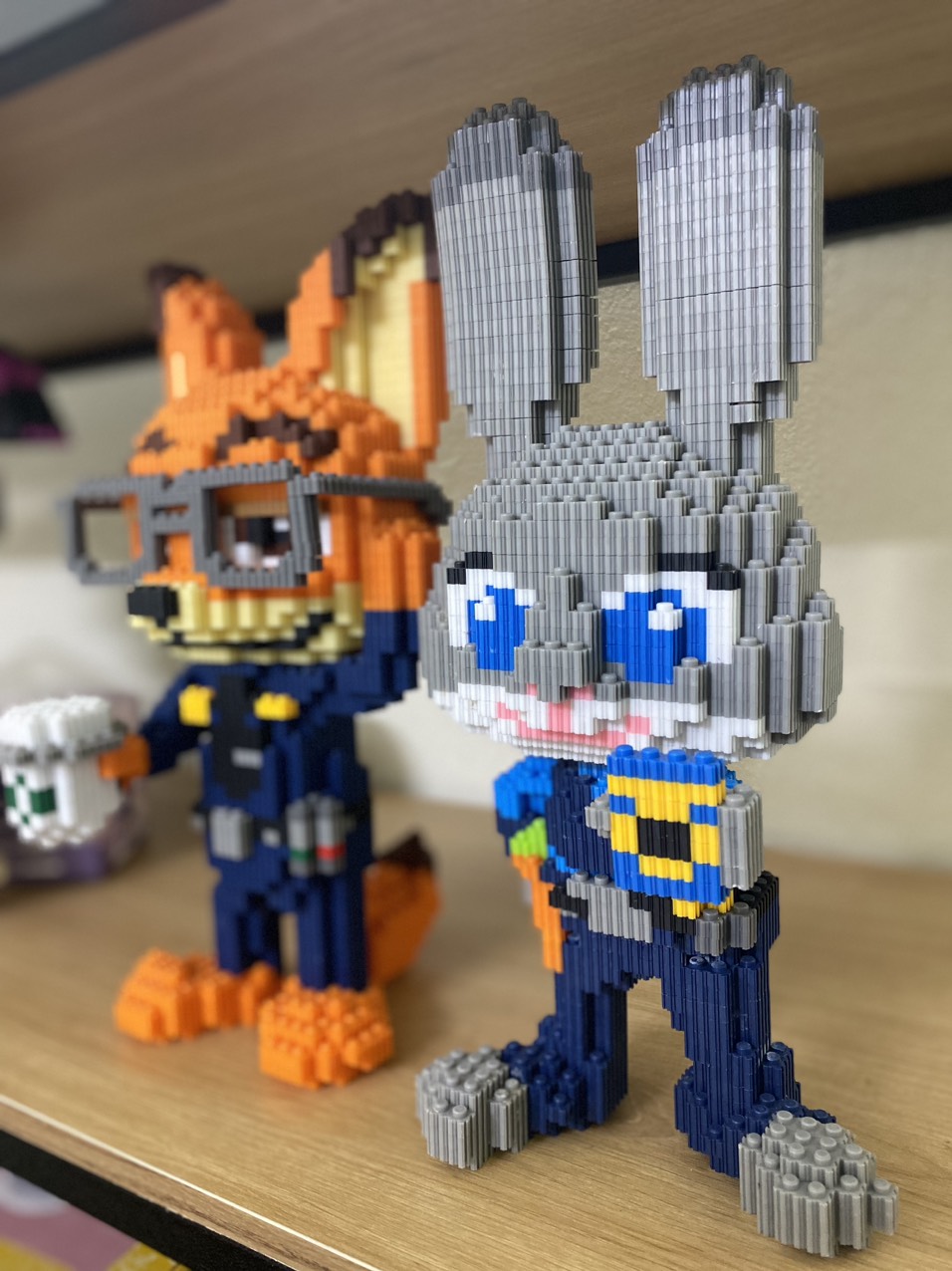 Lego 3D Cặp Cáo Thỏ 35cm Mua 1 được 2 (tặng búa lego)
