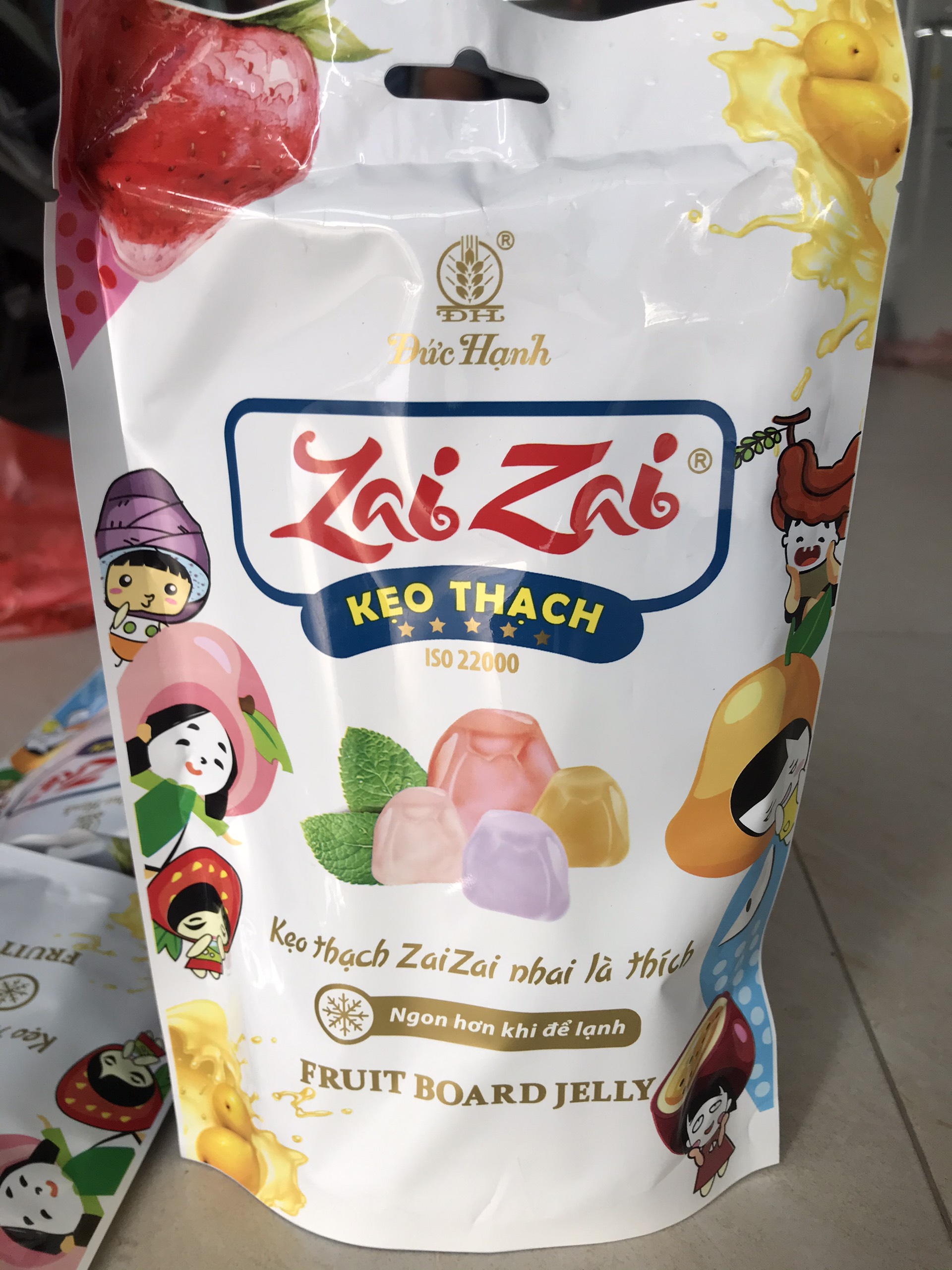 [ Sẵn hàng ] Combo 1000g THẠCH HOA QUẢ ZAI ZAI