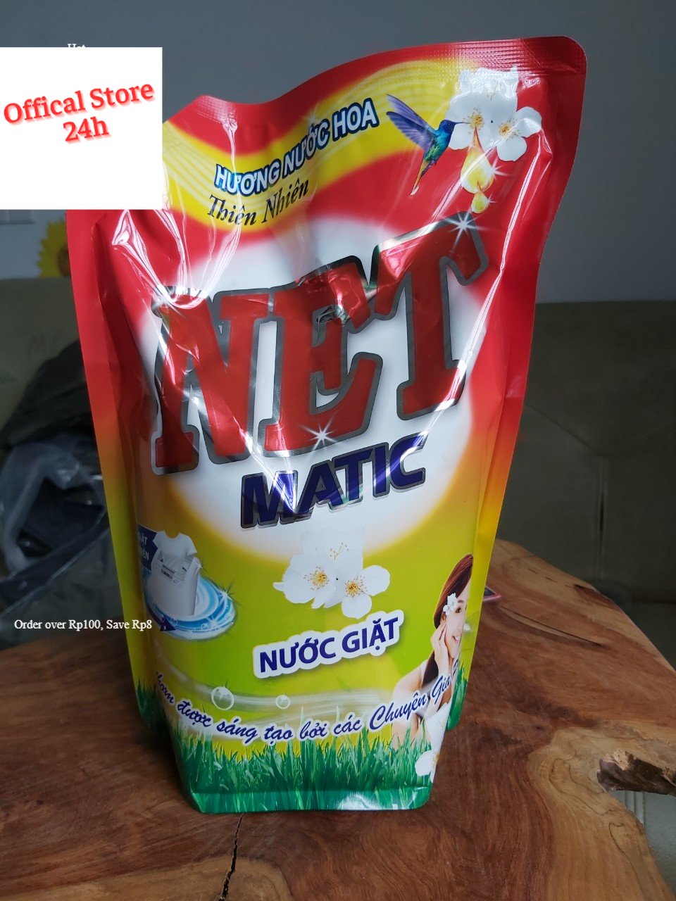 Túi nước giặt đậm đặc net matic 2,4kg