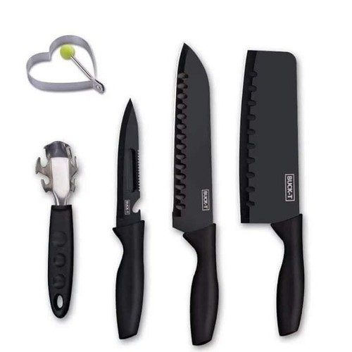 Bộ Dao 5 Món Cao Cấp-Bộ Dao 5 Món Buck Black