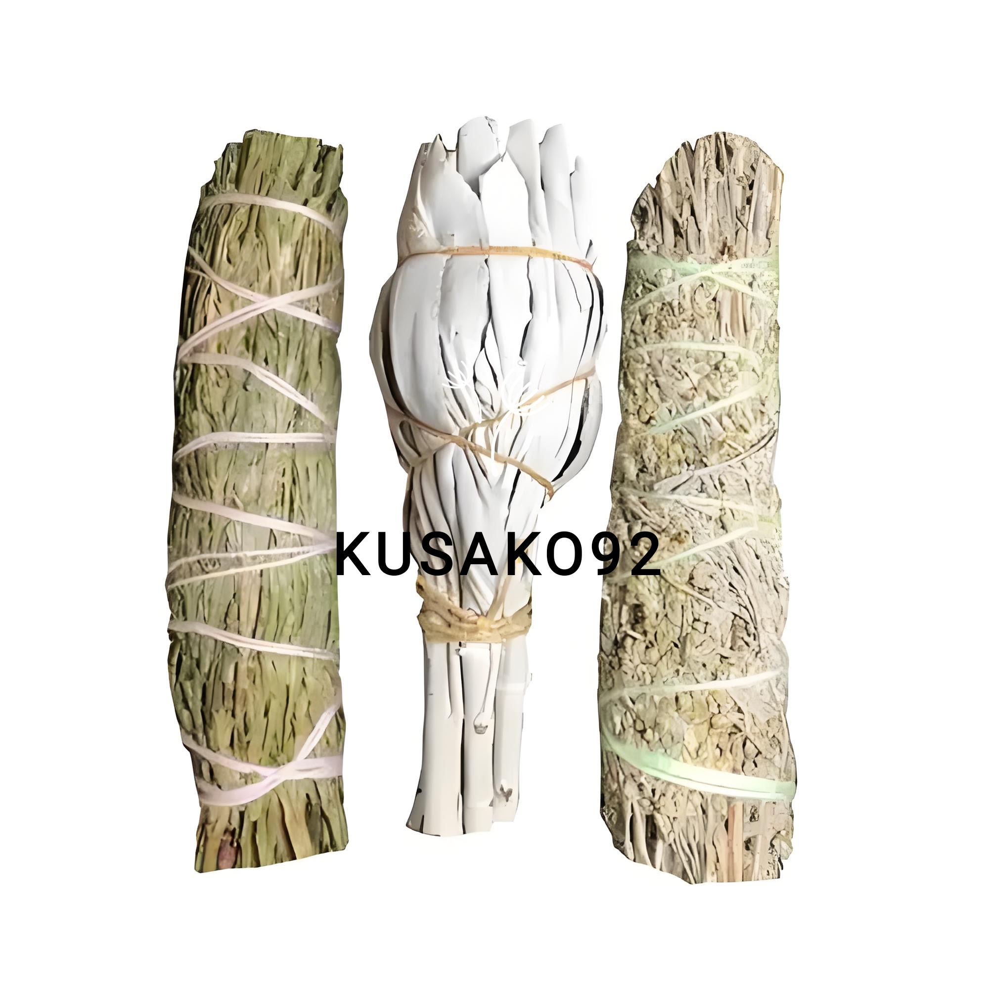 (Sỉ và Lẻ) Bó Xô Thơm Trắng/ White Sage/ Lá Sage Thanh Tẩy Không Gian Kusako92 (chuẩn Nam California)