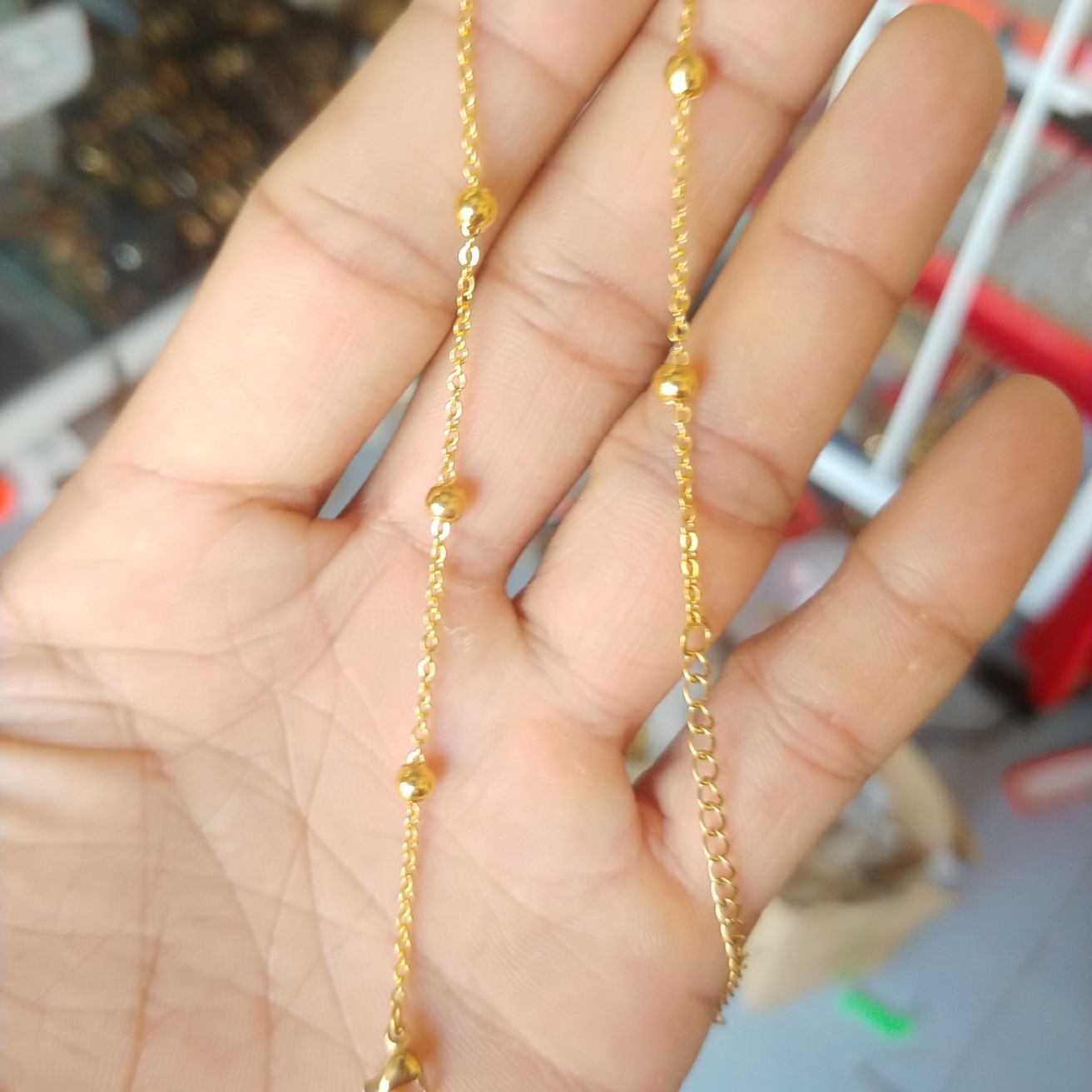 Lắc Chân Bi Titanium Cao Cấp Hàng Quốc Tế- Dùng tắm rửa thoải mái không đen