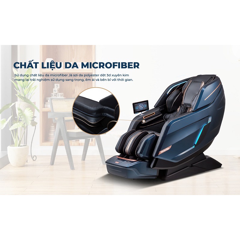 [SALE 70% - CHÍNH HÃNG - FREESHIP - QUÀ TẶNG] [Công nghệ 6D, đo nhịp tim huyết áp] Ghế Massage toàn thân Nhật Bản OKINAWA S919