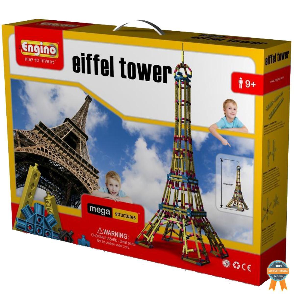 Mô Hình Engino STEM - Tháp Eiffel MS1 (55 x 40 x 10cm)