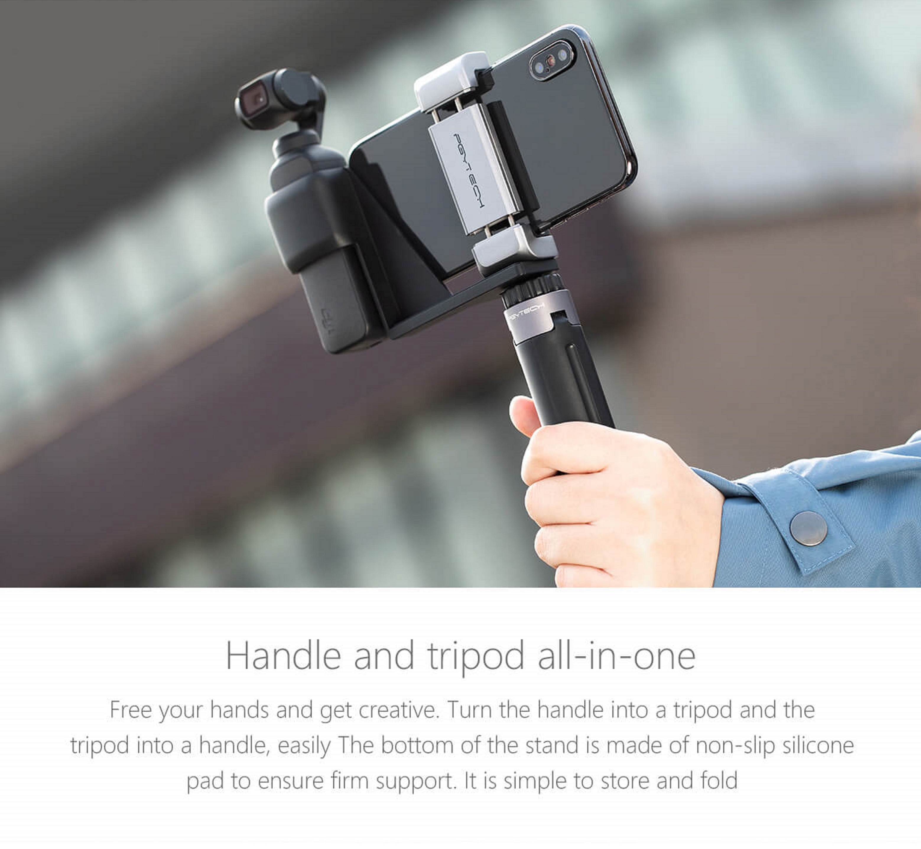 PGYtech Tripod Mini – Gậy tripod 3 chân