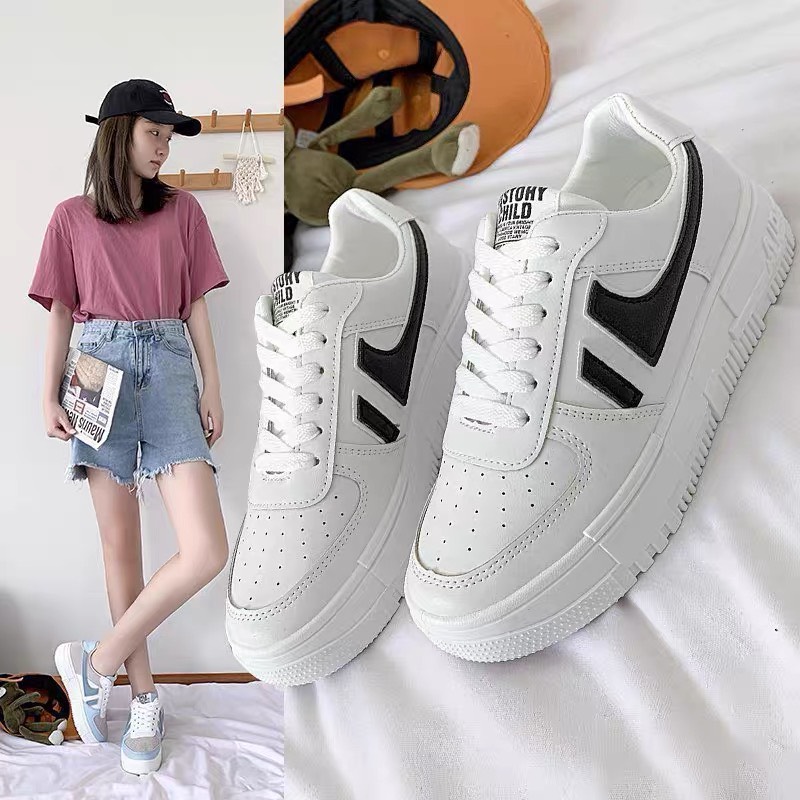 Giày nữ thể thao ROSS độn đế 4cm cao cấp
