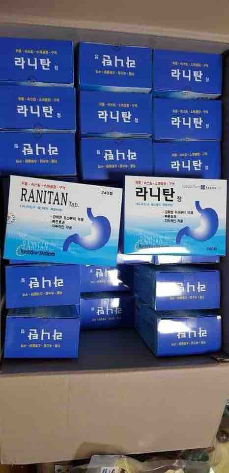 Đau dạ dày hàn quốc hộp 120 viên