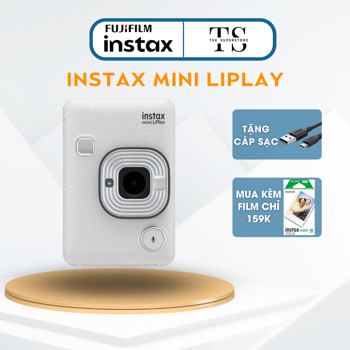 Instax Mini LiPlay - Máy chụp ảnh và in lấy liền Fujifilm Instax Mini