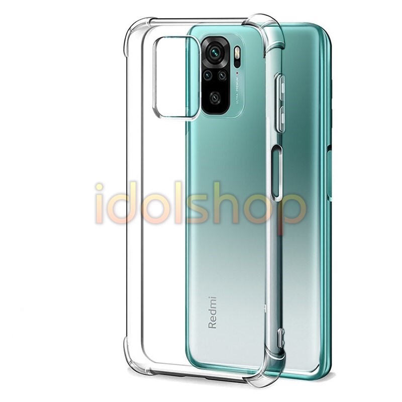 Ốp lưng silicon Xiaomi Redmi Note 10 / Note 10 pro trong suốt