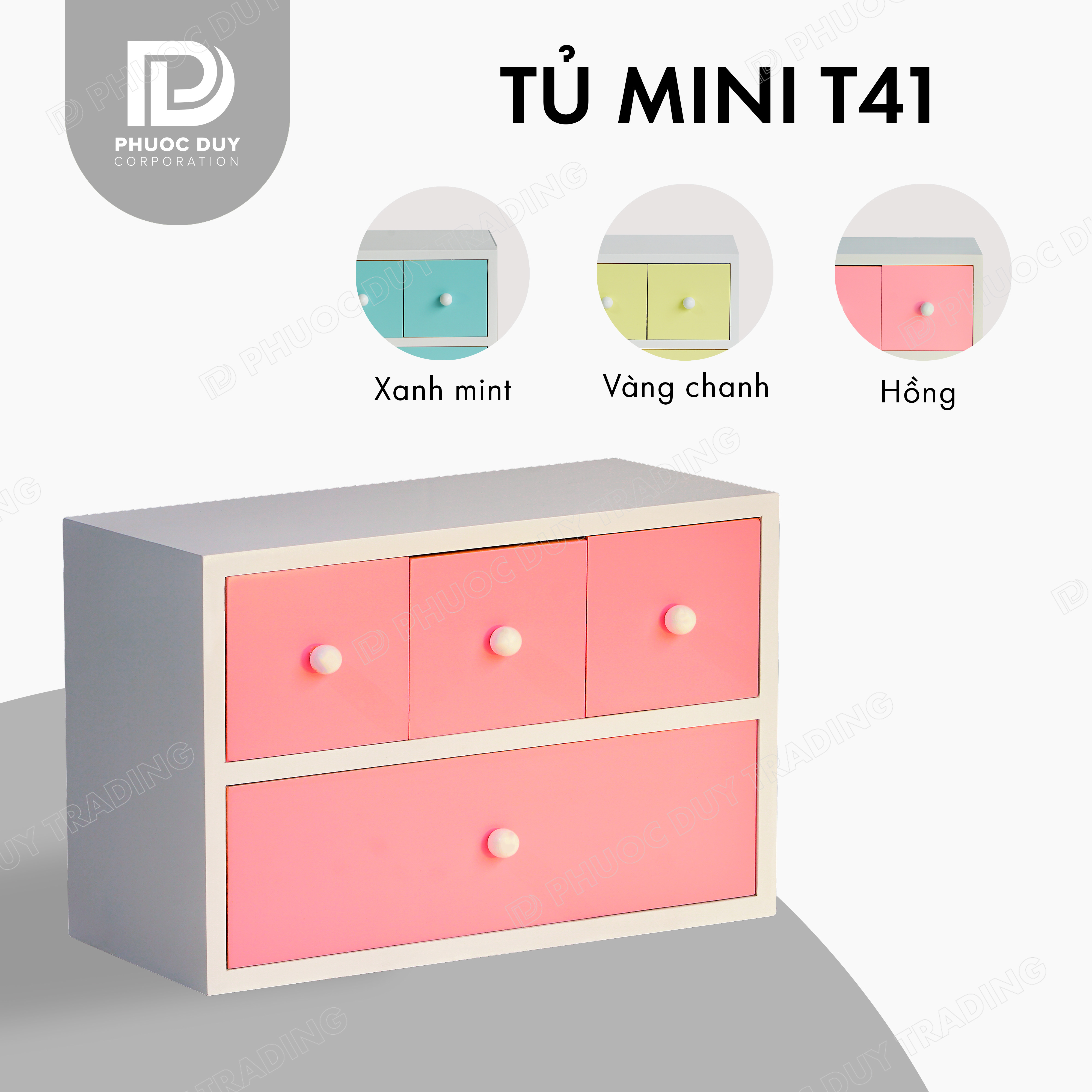 Tủ mini để bàn đa năng - Tủ nữ trang mỹ phẩm T41