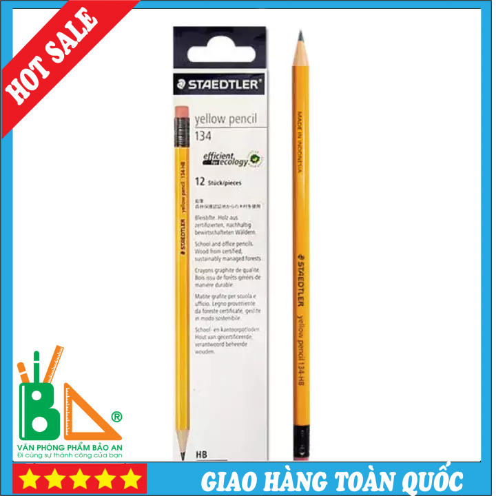 Bút Chì Staedtler 134 - CAO CẤP - Bút Chì Gỗ 2B