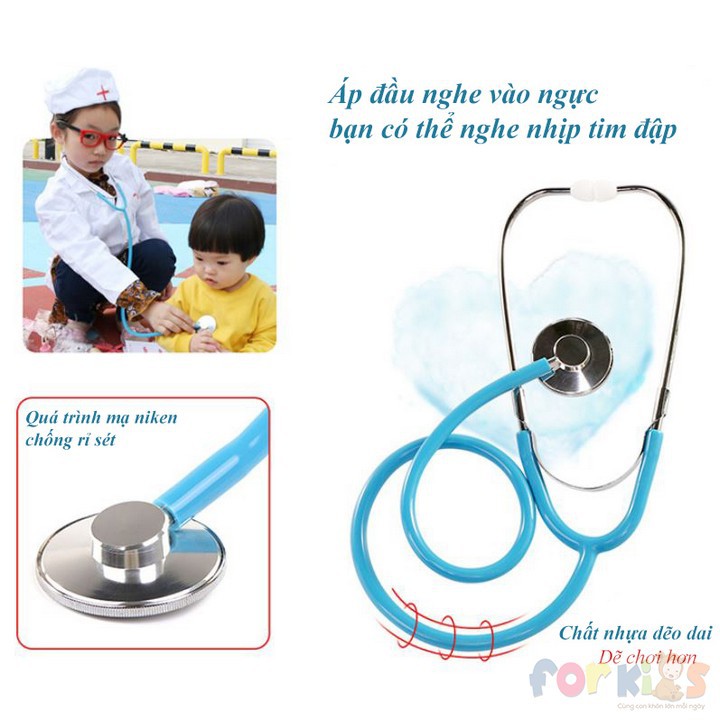 Đồ Chơi Bác Sĩ Ống Nghe Bác Sĩ Cho Trẻ Em.