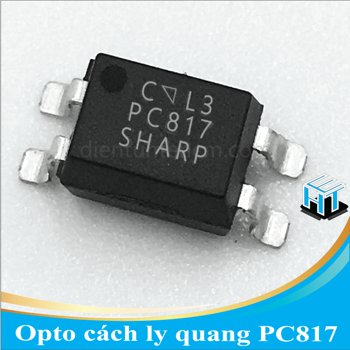 Opto cách ly quang PC817 Sharp loại tốt - SMD - SOP4 - SET 10 CON