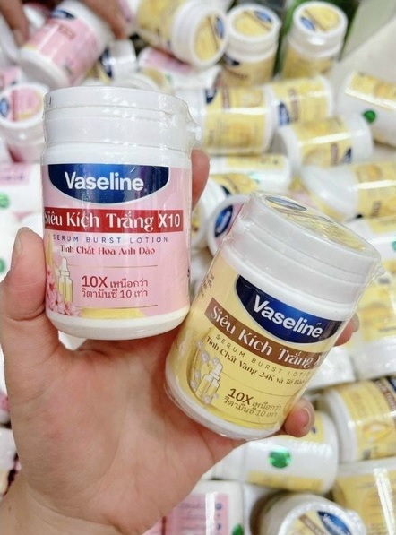 Kem Kích Trắng Vaseline x10 hũ 250gr