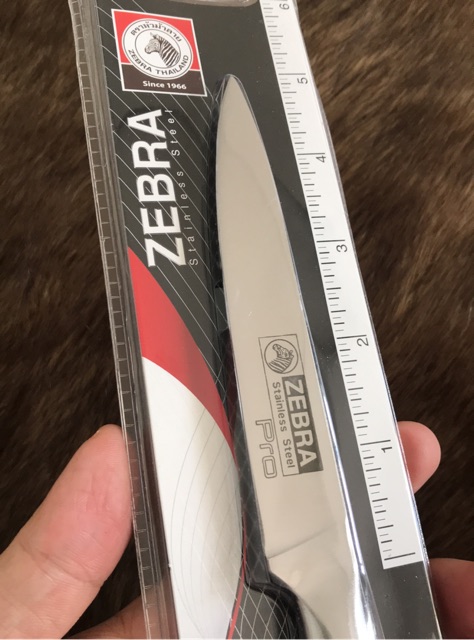 Dao gọt hoa quả, lạng thịt cá Zebra Pro II Thái Lan 23cm-100304