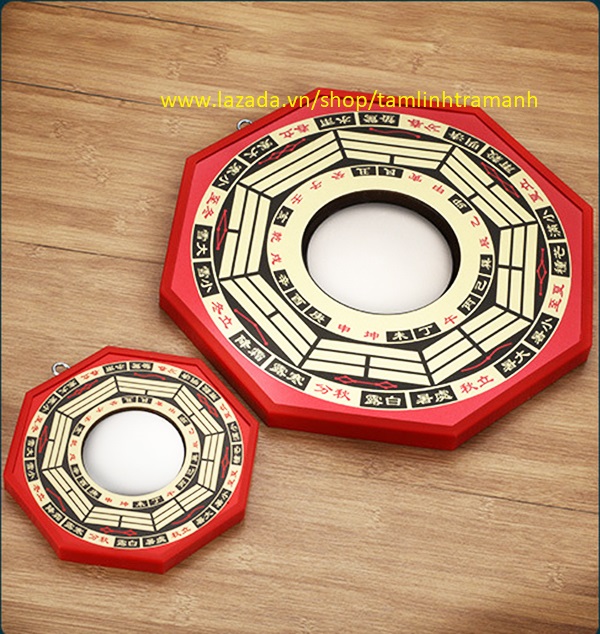 Gương Bát Quái Lồi Cạnh Viền Đỏ ( mã N5 )